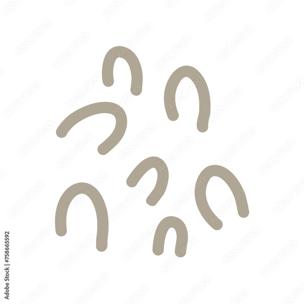 Hand drawn organic shapes Hand drawn organic shapes