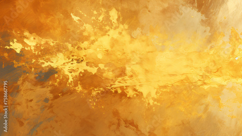 Digital painting of gold texture background  © Natia