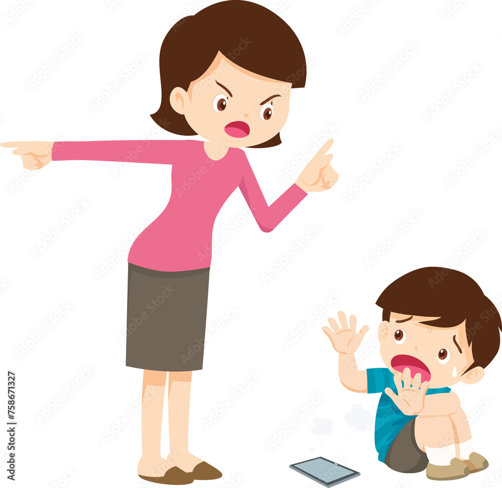 parent angry scold to kid addicted mobile phone parent angry scold to kid addicted mobile phone