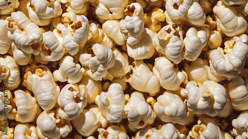 closeup popcorn