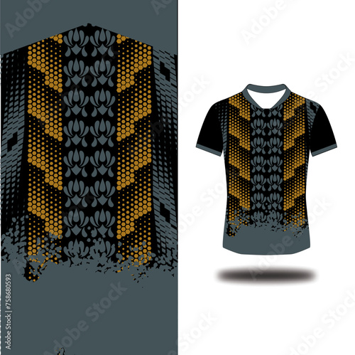 shirt design sport pattern geometric