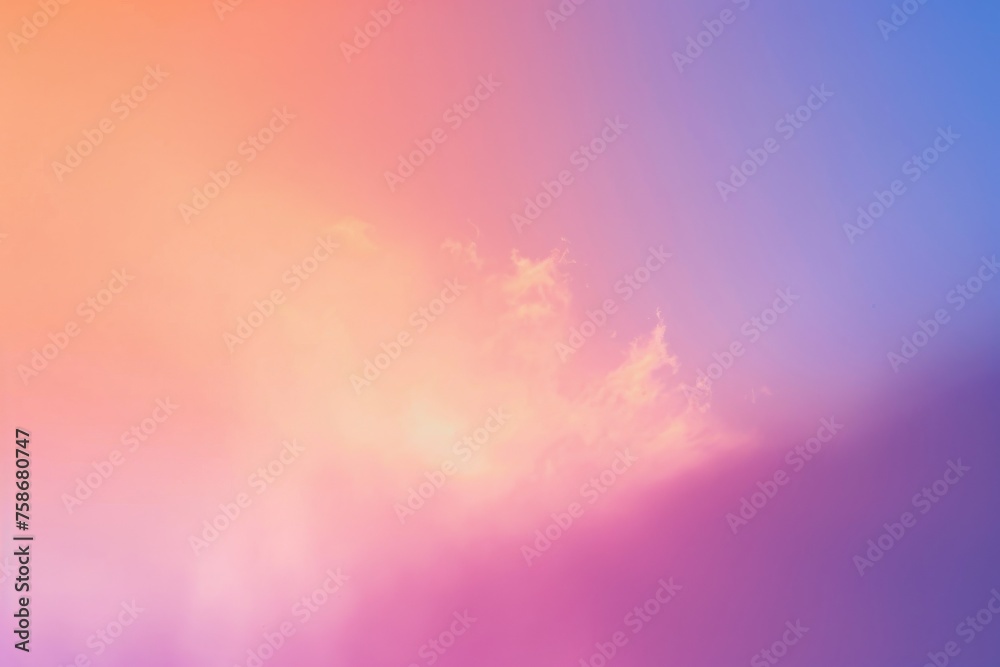 Abstract vibrant pastel pink peach fuzz and very peri pantone purple gradient background. Texture flowing from pastel pink to purple, evoking a sense of calmness and serenity in the viewer's mind