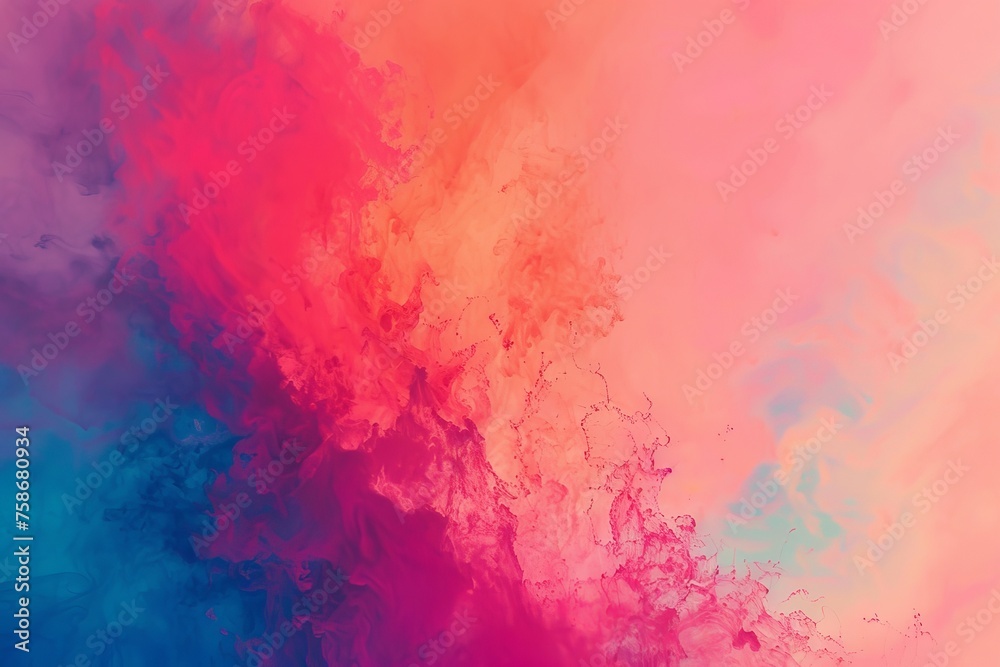 Abstract vibrant pastel pink peach fuzz and very peri pantone purple gradient background. Texture flowing from pastel pink to purple, evoking a sense of calmness and serenity in the viewer's mind