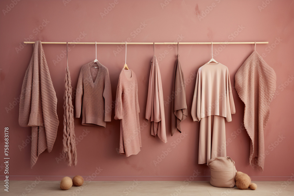 Cozy Autumn Knitwear Collection on Display
