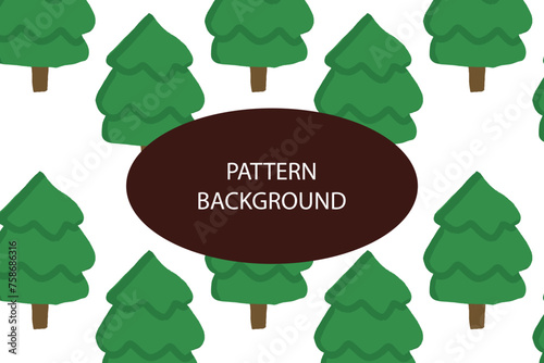 tropical tree pattern background. templates design. vector floral pattern background