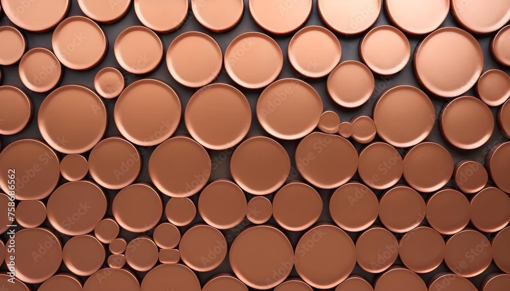 Circles pattern copper slab discs sample texture Circles pattern copper slab discs sample texture