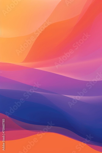 Abstract vibrant pastel pink peach fuzz and very peri pantone purple gradient background. Texture flowing from pastel pink to purple, evoking a sense of calmness and serenity in the viewer's mind