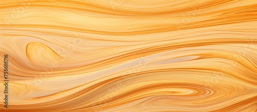 Closeup of shiny wooden wall in light brown and golden hues for interior setting. Eye-catching banner for page, cover, website, and presentation.