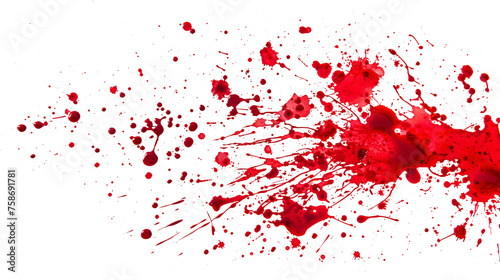 blood or paint splatters isolated on white background,graphic resources,halloween concept 