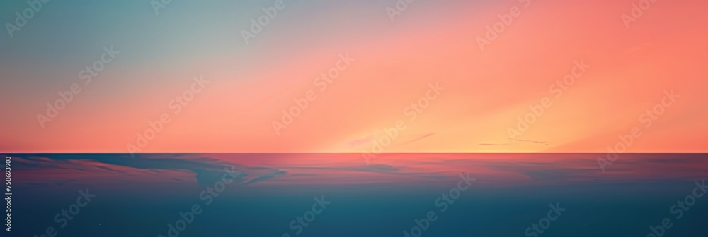 Fototapeta premium Abstract vibrant pastel pink peach fuzz and very peri pantone purple gradient background. Texture flowing from pastel pink to purple, evoking a sense of calmness and serenity in the viewer's mind