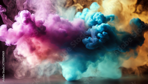 Colored Colored background abstract smoke background