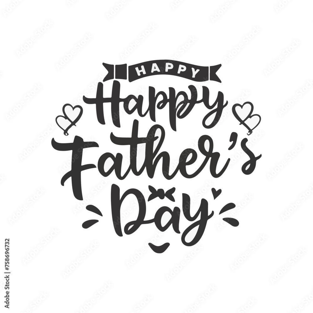 Logo_happy_fathers_day_silhouette_vector