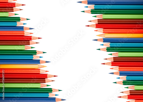 Multicolored pencils for the welcome back to school