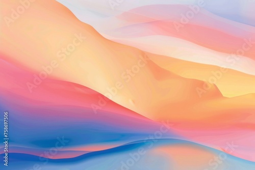 Wallpaper Mural Abstract vibrant pastel pink peach fuzz and very peri pantone purple gradient background. Texture flowing from pastel pink to purple, evoking a sense of calmness and serenity in the viewer's mind Torontodigital.ca