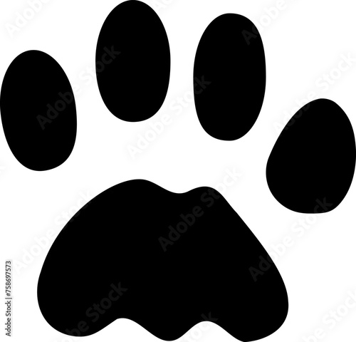 Paw print icons vector image © Volodymyr
