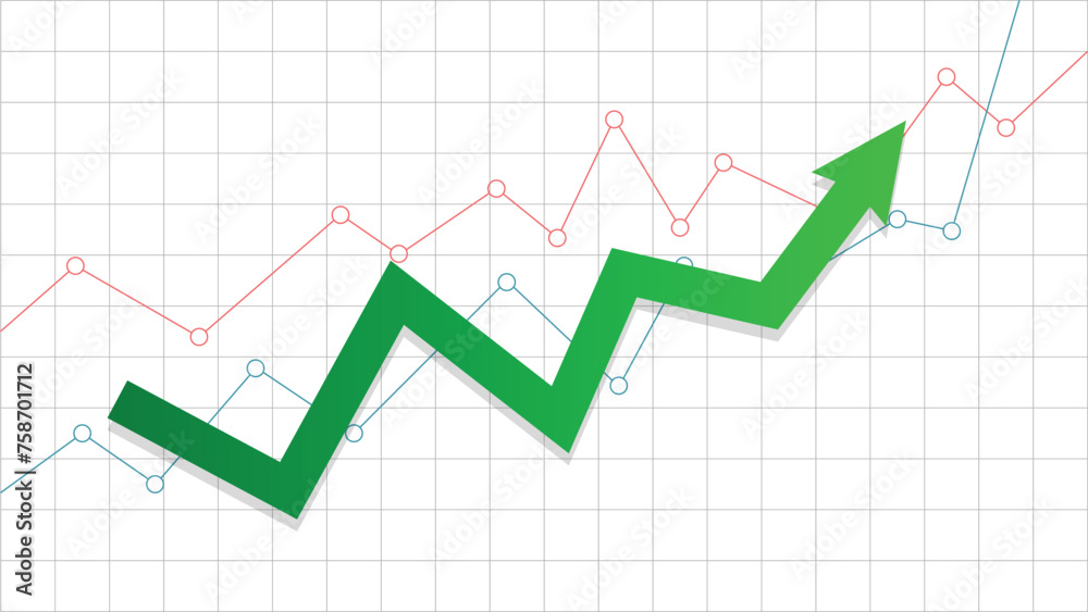 green arrow bussiness graph stock market arrow growing pointing up on economic boom chart icon trending upwards financial board rises forex profit green arrow bussiness graph stock market arrow growing pointing up on economic boom chart icon trending upwards financial board rises forex profit