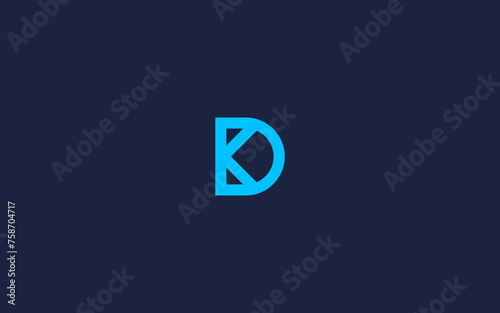 letter dk logo icon design vector design template inspiration