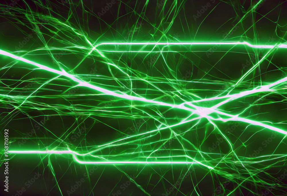 electricity green Abstract light background