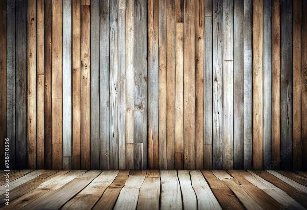 Empty old wood plank wall 3d render stock photo Empty old wood plank wall 3d render stock photo