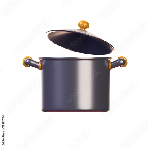3d pan icon