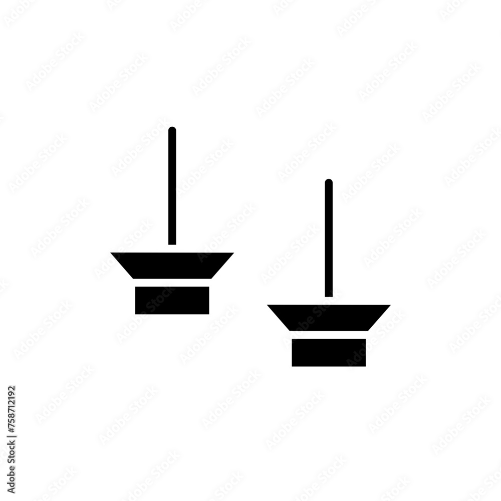 push pin glyph icon push pin glyph icon