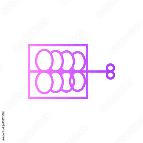 denture gradient icon