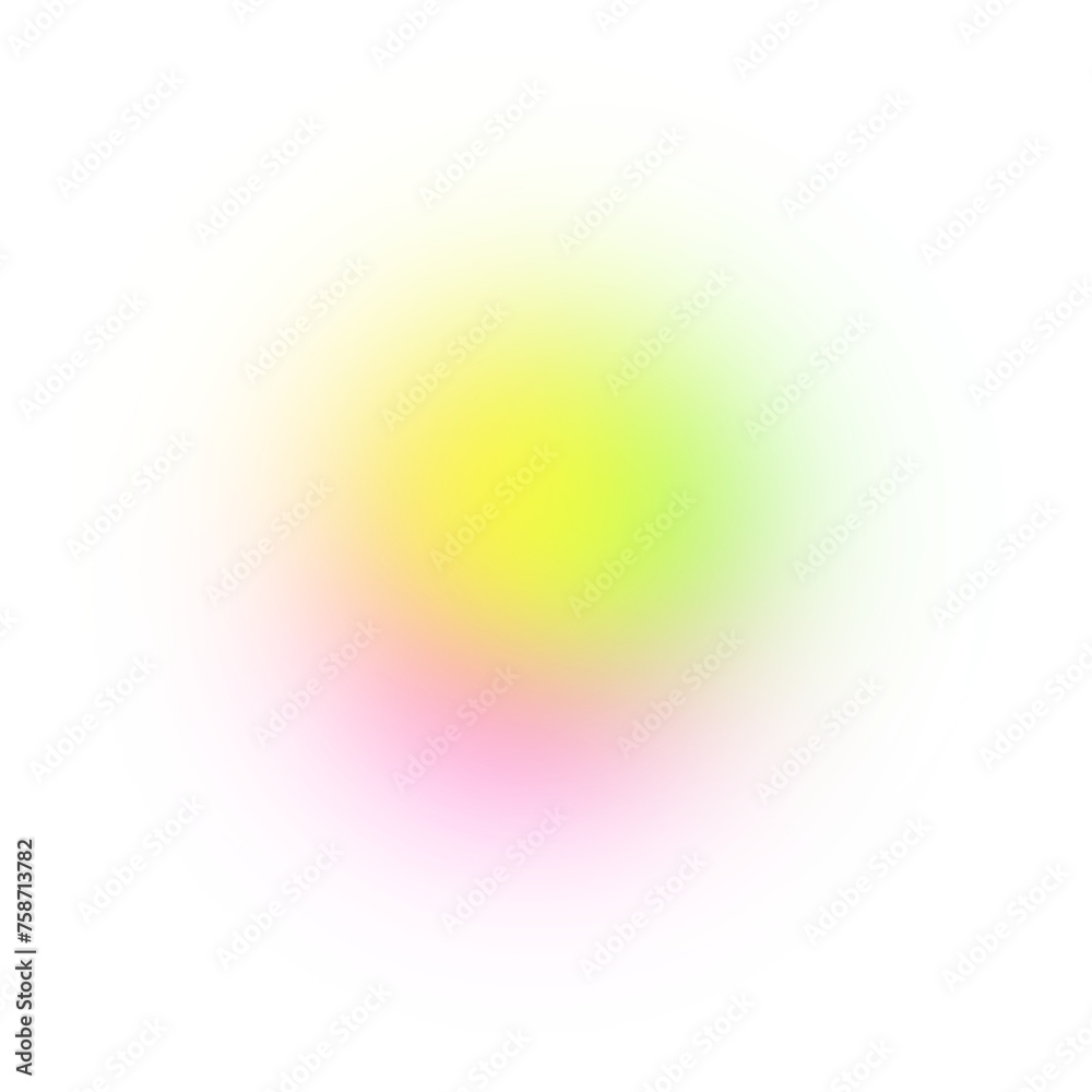 Obraz premium Gradient Blur Circle On Transparent Background