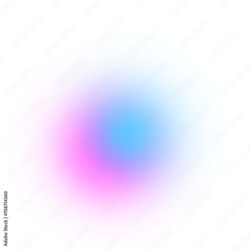 Obraz premium Blurred Gradient Circle