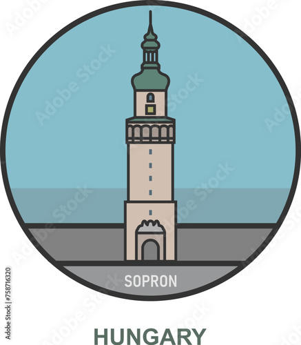 Sopron. Cities and towns in Hungary photo