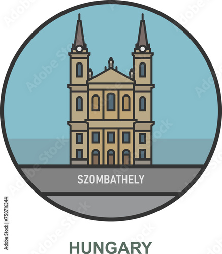 Szombathely. Cities and towns in Hungary