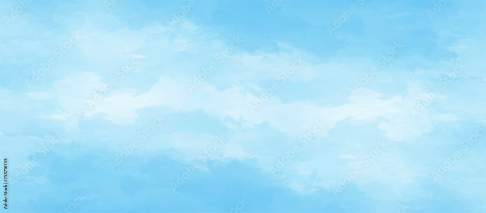 gradient light white sky background with fluffy clouds .Nature landscape in environment day horizon skyline view .cloudy in sunshine calm bright winter air background .