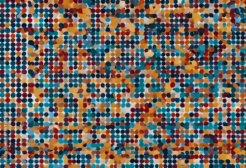 Half tone horizontal pattern. Pop art dots background. Vector illustration. stock illustrationHalf Tone Spotted Polka Dot Pattern Color Gradient © mohamedwafi