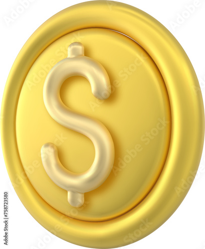 3D Token Coin Icons