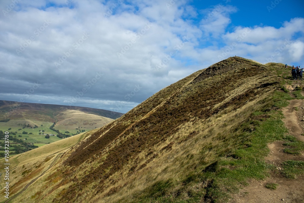 Summit of a hill in the Peak District Summit of a hill in the Peak District