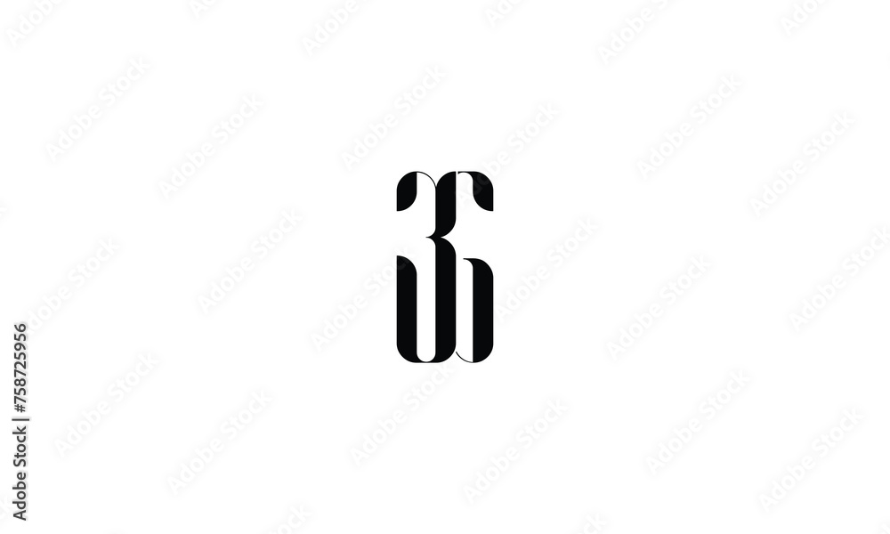 ZG, GZ, Z, G, Abstract letters Logo monogram ZG, GZ, Z, G, Abstract letters Logo monogram