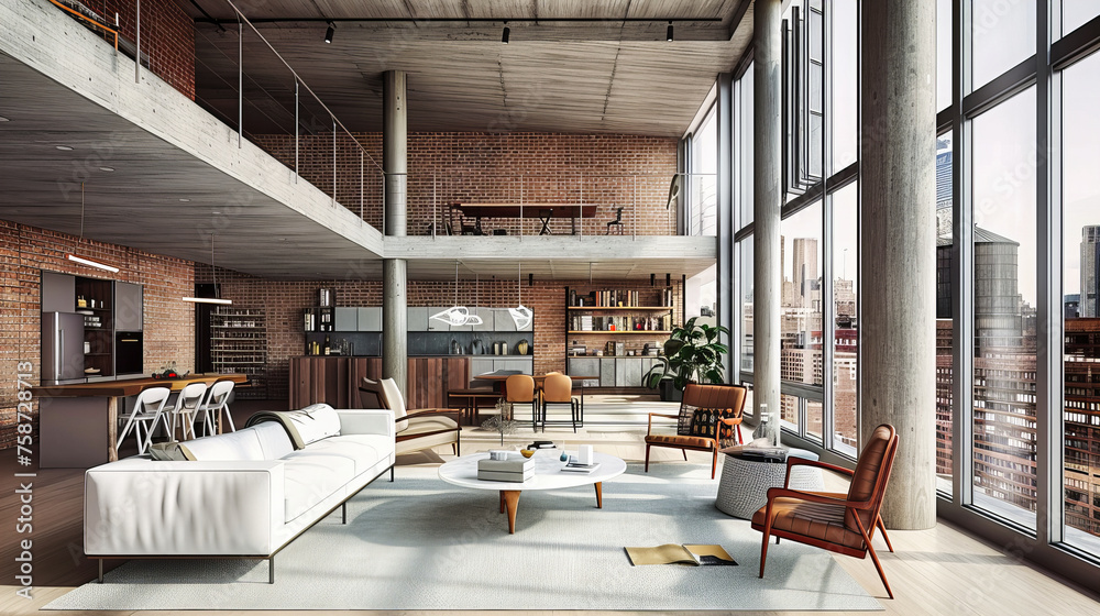 Urban Loft Living: A Peek Into Modern Apartment Design, Where Style ...