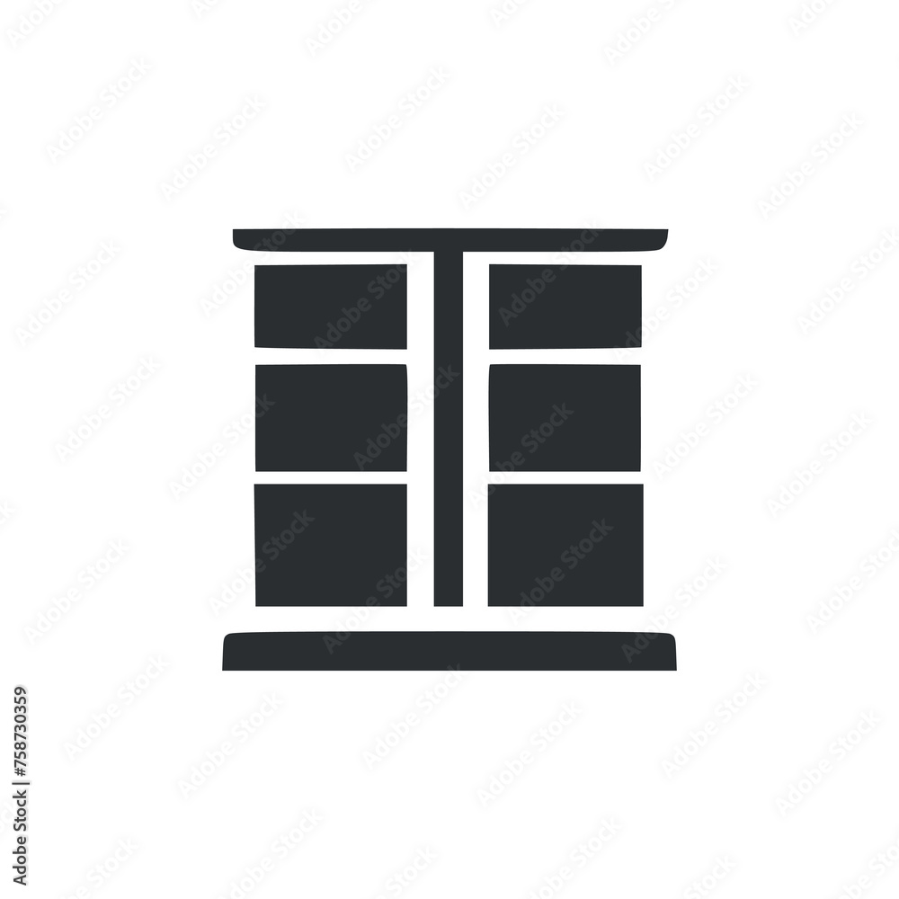 window company logo vector illustration template design window company logo vector illustration template design