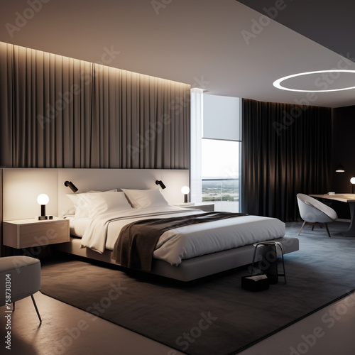 Brightly and Fresh Bedroom Suite © MALIK