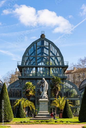 Grandes serres du jardin botanique de Lyon, à l’intérieur du Parc de la Tête d’Or