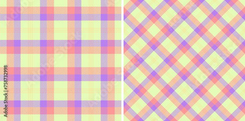 Tartan texture plaid of pattern background vector with a seamless check textile fabric.