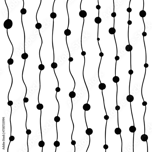 abstract pattern design background in black and white 