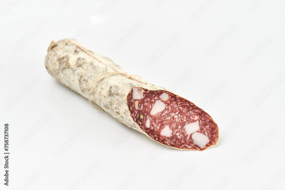 corallina salami is a typical salami from central Italy used for Easter breakfast together with chocolate egg and cheese pizza corallina salami is a typical salami from central Italy used for Easter breakfast together with chocolate egg and cheese pizza