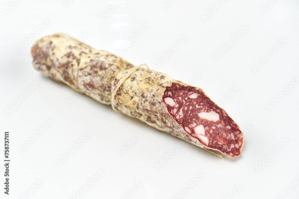 corallina salami is a typical salami from central Italy used for Easter breakfast together with chocolate egg and cheese pizza corallina salami is a typical salami from central Italy used for Easter breakfast together with chocolate egg and cheese pizza