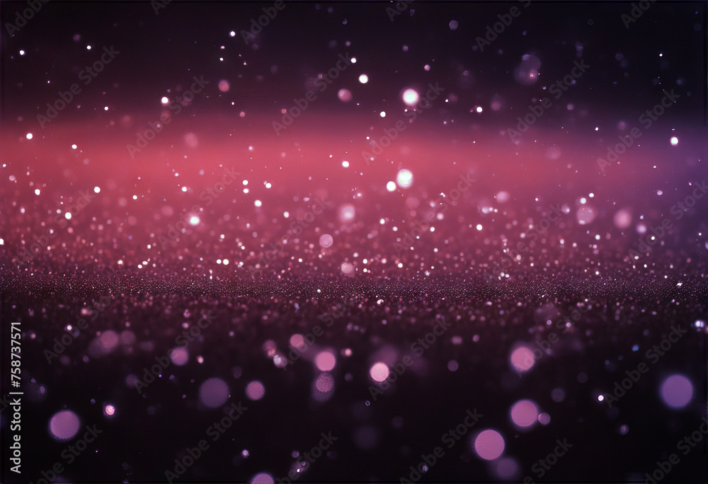 Defocused Particles Background (Purple) - Loop stock video - obrazy, fototapety, plakaty 