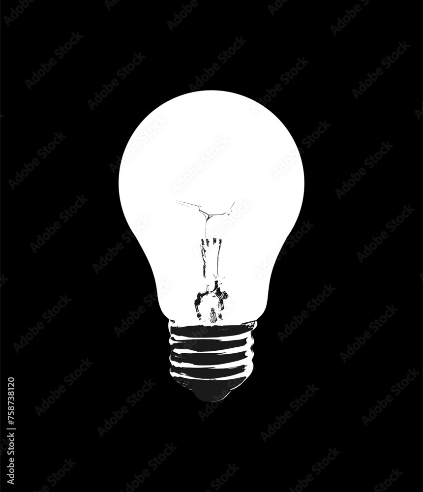 realistic vector eps light bulb flat style on black background can be used for physics, invention, intelligence, intelligent, think, imagination, efficiency, motivation, innovation etc concept. realistic vector eps light bulb flat style on black background can be used for physics, invention, intelligence, intelligent, think, imagination, efficiency, motivation, innovation etc concept.