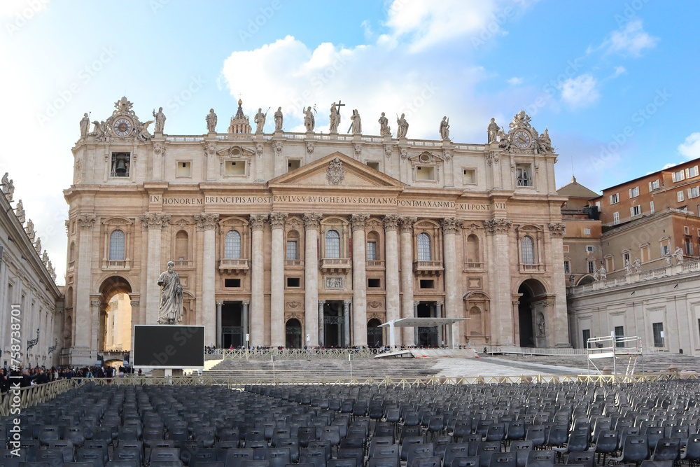 St. Peter's Cathedral in the Vatican, Italy	
