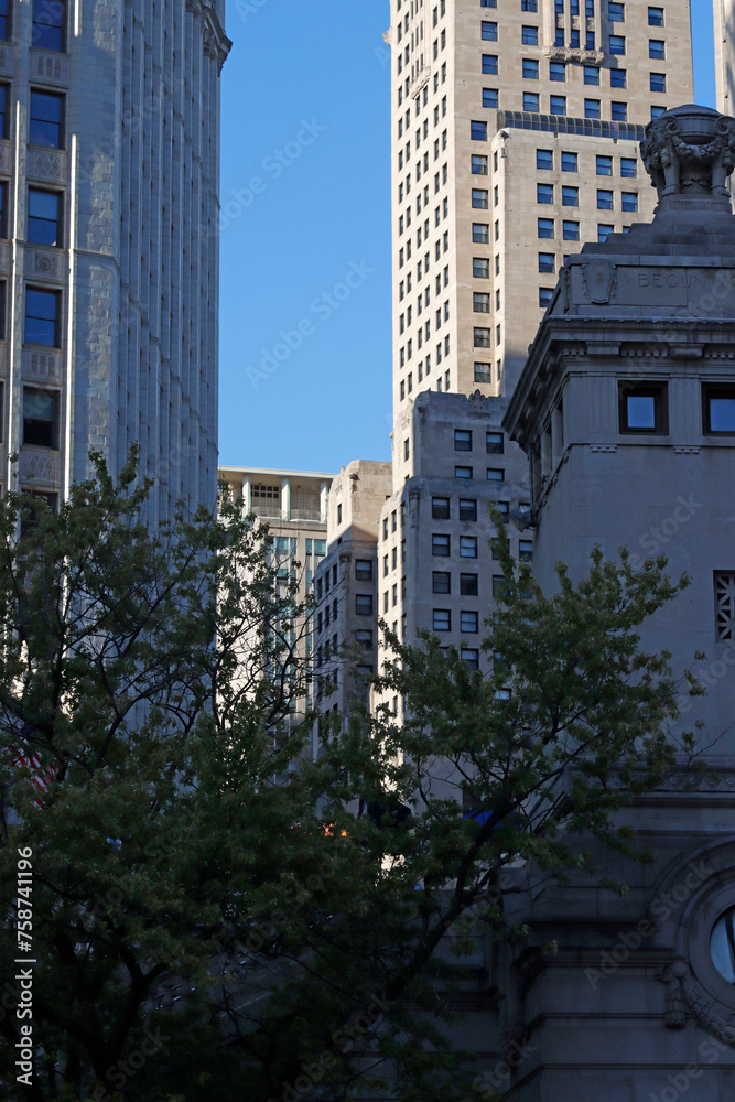 Architecture in the downtown of Chicago, Illinois Architecture in the downtown of Chicago, Illinois