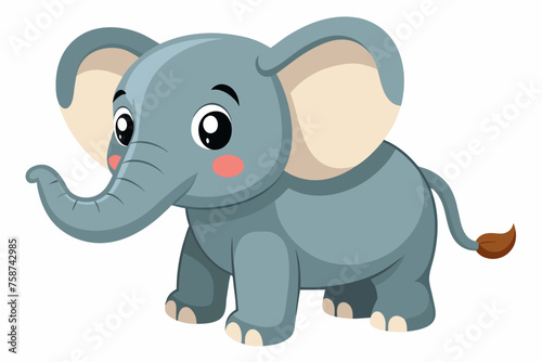 elephant, animal, cartoon, vector, mammal, illustration, animals, baby, wildlife, wild, safari, nature, art, jungle, silhouette, zoo, drawing, design, character, fun, cute, big, funny, trunk, gray