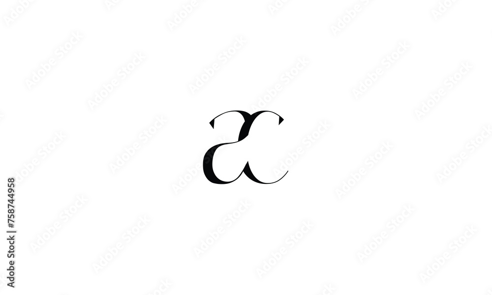 AC, CA, A, C, Abstract Letters Logo monogram AC, CA, A, C, Abstract Letters Logo monogram