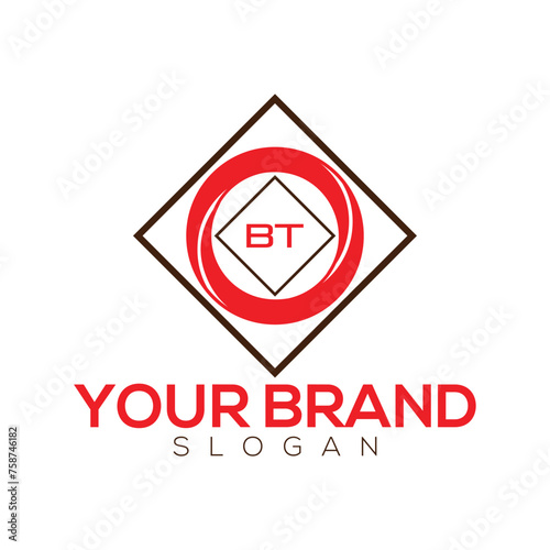 Free Download Alphabet letter BT creative logo design - GFXLoad